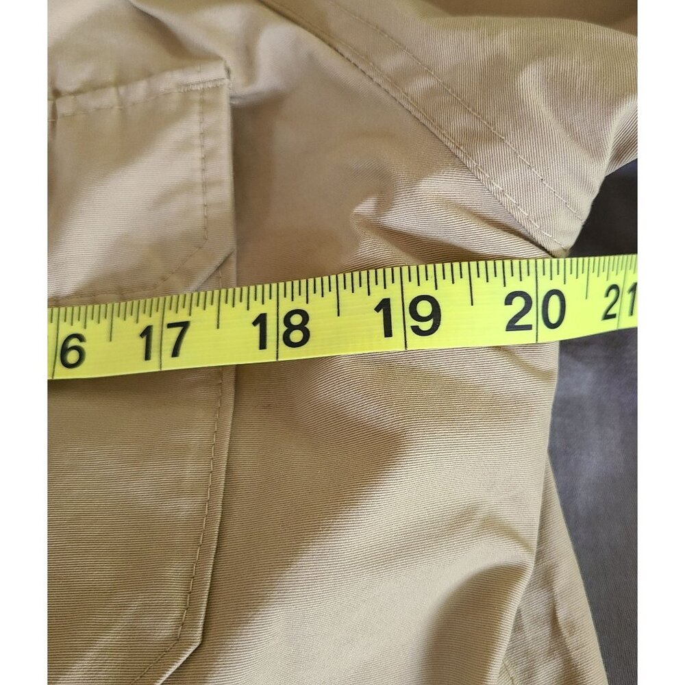 Woolrich Women's Beige Outer Shell Hooded Outdoor Jacket Medium Rain Coat - Picture 11 of 15